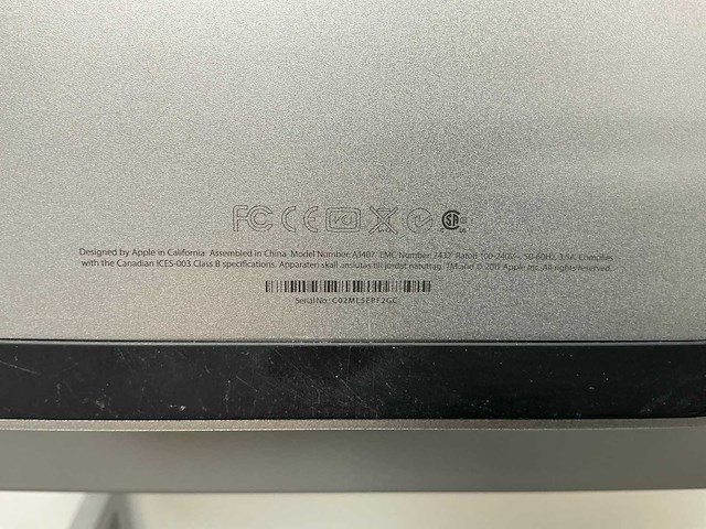 Apple apple thunderbolt 27” display - afbeelding 5 van  5