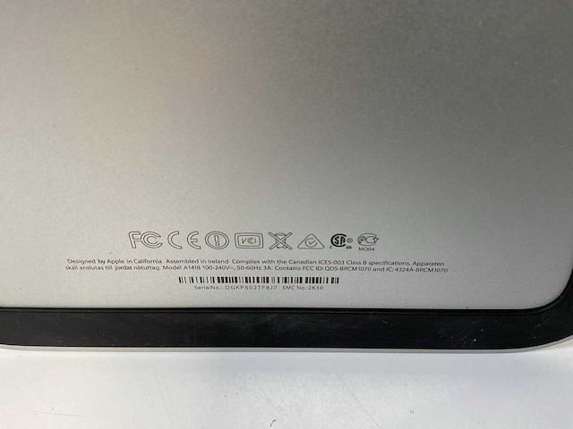 Apple imac 21.5”, core(tm) i5-4570r, 16 gb ram, 251 gb ssd all-in-one desktops (2x) - afbeelding 14 van  15