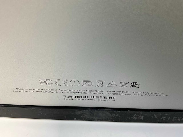 Apple imac 27”, quadcore i5, 8 gb ram, 1 tb nvme, amd radeon pro 570 4 gb all-in-one desktop - afbeelding 6 van  7