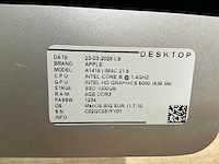 Apple imac a1418 desktop (2x) - afbeelding 5 van  6