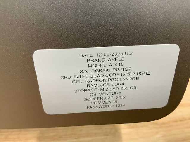 Apple imac a1418 desktop - afbeelding 5 van  5