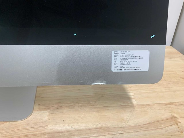Apple imac a1419 desktop - afbeelding 5 van  7