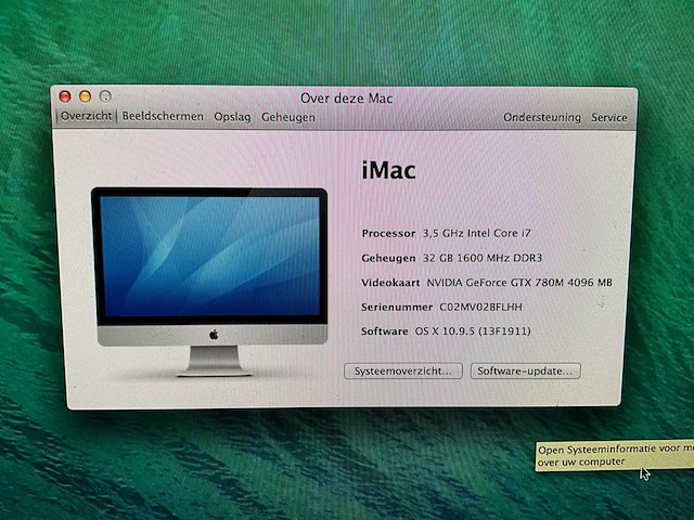 Apple imac i7 27inch 32 gb nvidia geforce gtx 780m 4096mb - - afbeelding 4 van  5