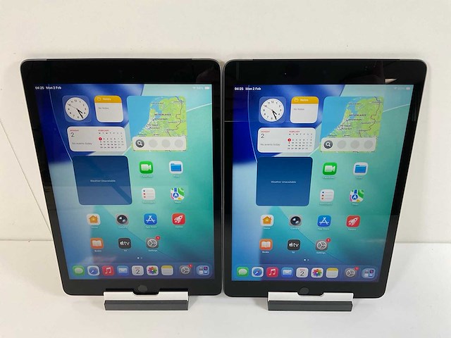 Apple ipad 10.2 inch (2021) - wifi + cellular - 64 gb - space gray (2x) - afbeelding 1 van  10