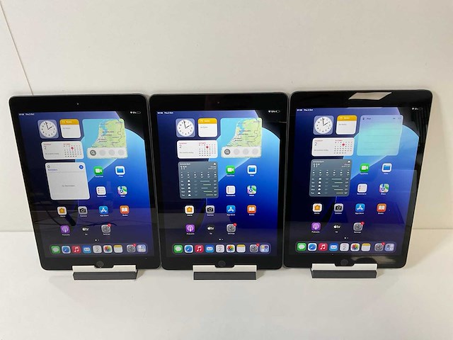 Apple ipad (2019) 7th gen 10.2” - wifi - 32 gb - space gray (3x) - afbeelding 1 van  8