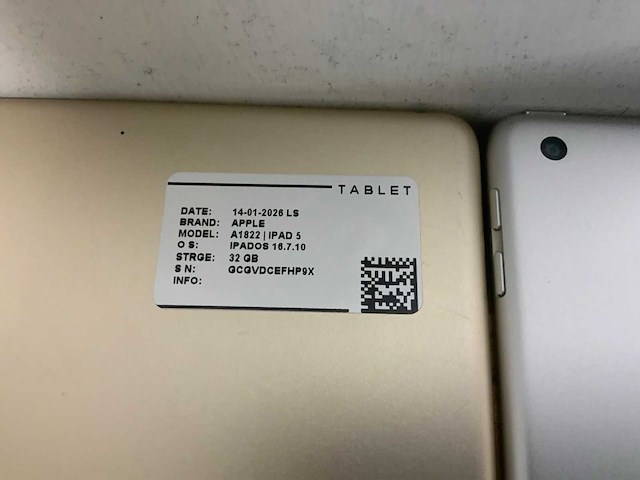 Apple ipad 5 |a1822 tablet (10x) - afbeelding 6 van  12