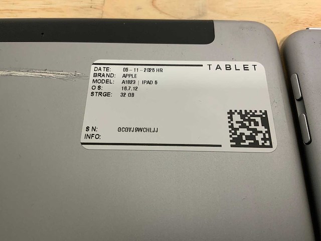 Apple ipad 5 a1822 tablet (5x) - afbeelding 6 van  10