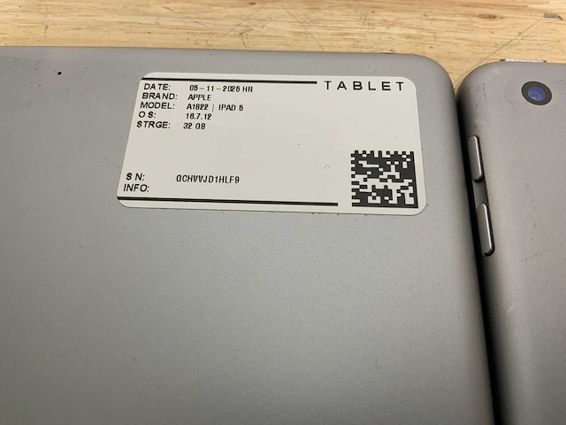 Apple ipad 5 a1822 tablet (5x) - afbeelding 8 van  10