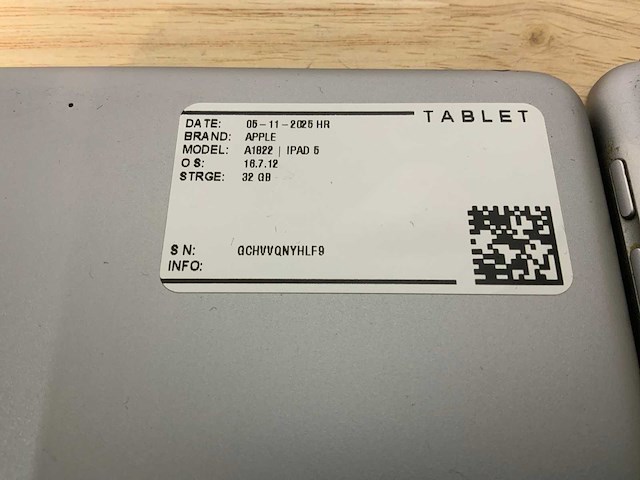 Apple ipad 5 a1822 tablet (5x) - afbeelding 9 van  10