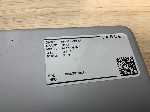 Apple ipad 5 a1822 tablet (5x) - afbeelding 10 van  10