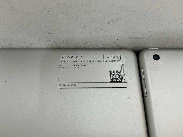 Apple ipad 5 a1822 tablet (5x) - afbeelding 3 van  5