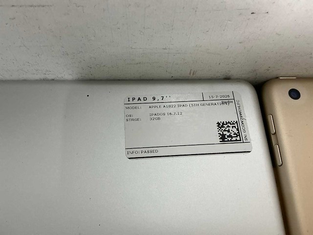 Apple ipad 5 a1822 tablet (5x) - afbeelding 4 van  5