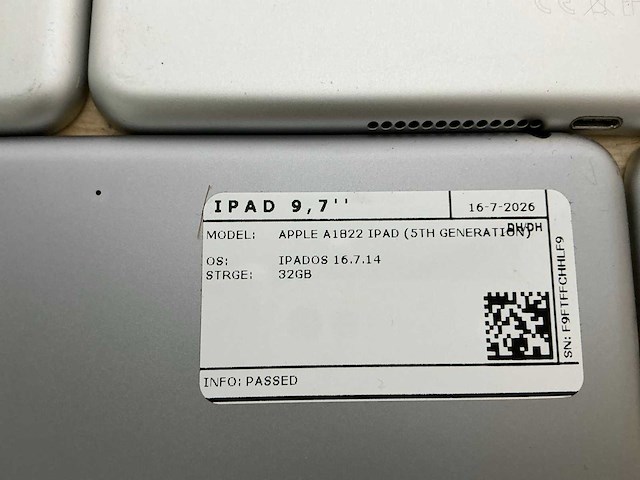 Apple ipad 5 a1822 tablet (5x) - afbeelding 5 van  5