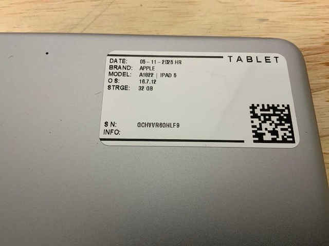 Apple ipad 5 a1822 tablet (6x) - afbeelding 3 van  14