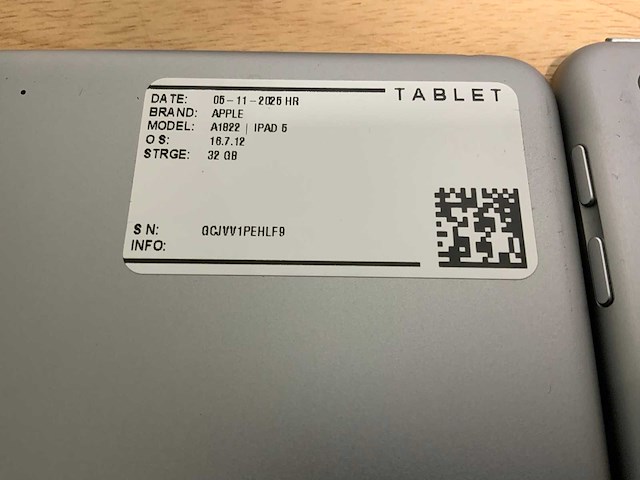 Apple ipad 5 a1822 tablet (6x) - afbeelding 9 van  14
