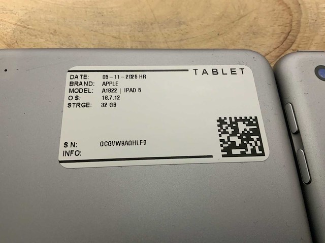 Apple ipad 5 a1822 tablet (6x) - afbeelding 12 van  14