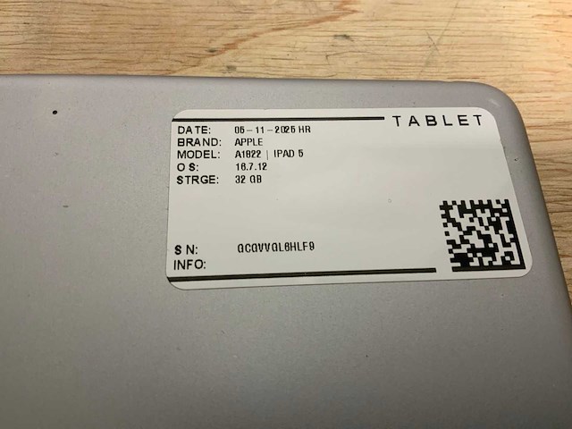 Apple ipad 5 a1822 tablet (6x) - afbeelding 13 van  14