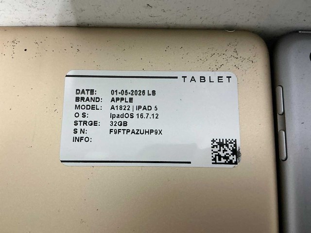 Apple ipad 5 tablet (13x) - afbeelding 3 van  15