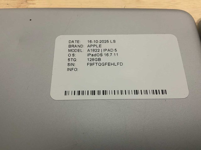 Apple ipad 5/6 a1822/a1893 (6x) - afbeelding 5 van  11