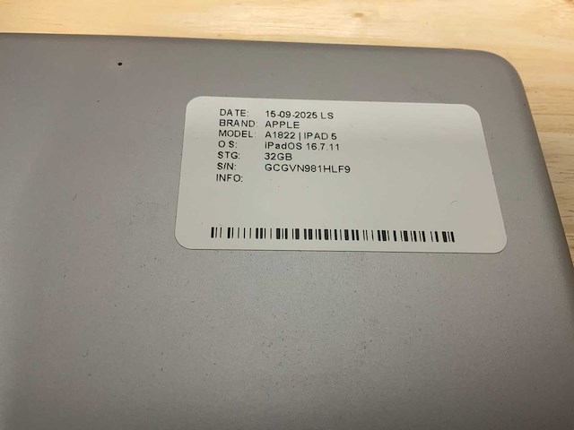 Apple ipad 5/6 a1822/a1893 (6x) - afbeelding 7 van  11