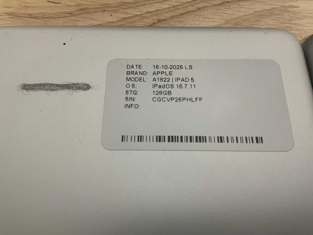 Apple ipad 5/6 a1822/a1893 (6x) - afbeelding 4 van  10