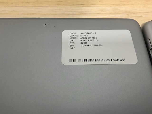 Apple ipad 5/6 a1822/a1893 (6x) - afbeelding 5 van  10