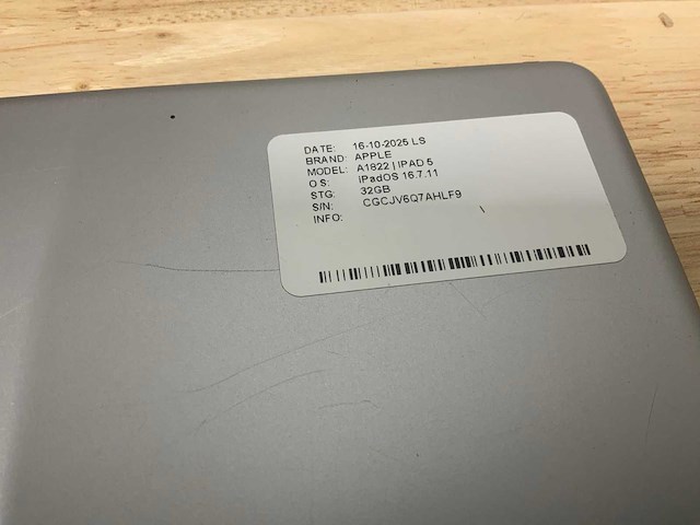 Apple ipad 5/6 a1822/a1893 (6x) - afbeelding 6 van  10