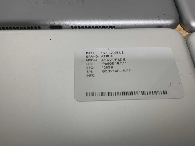 Apple ipad 5/6 a1822/a1893 (6x) - afbeelding 8 van  10