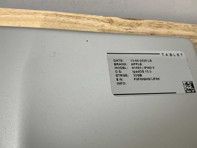 Apple ipad 6 a1893 tablet (6x) - afbeelding 5 van  7