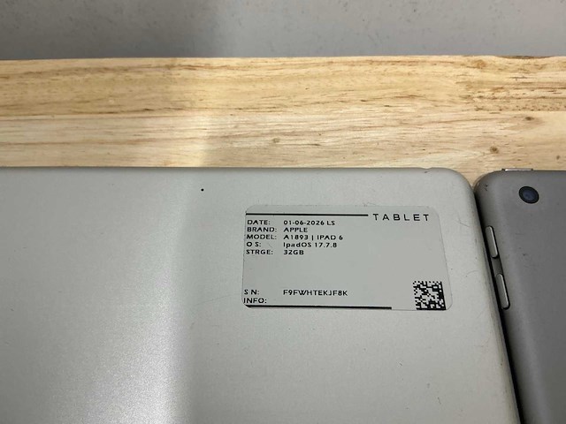 Apple ipad 6 a1893 tablet (6x) - afbeelding 1 van  1