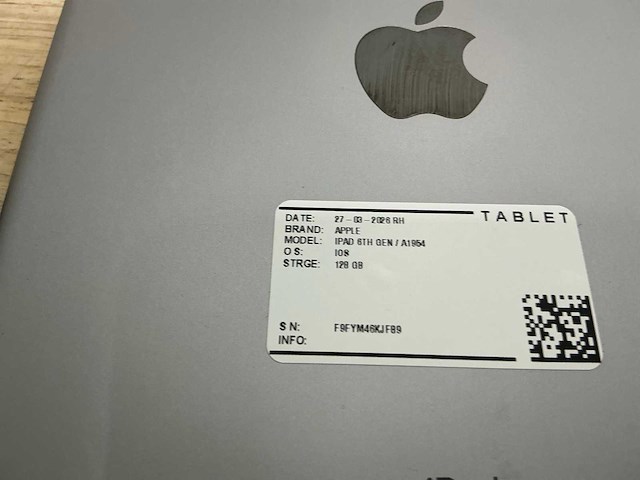 Apple ipad 6 a1893 tablet (9x) - afbeelding 6 van  11
