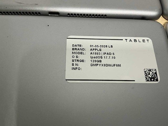 Apple ipad 6 a1893 tablet (9x) - afbeelding 7 van  11