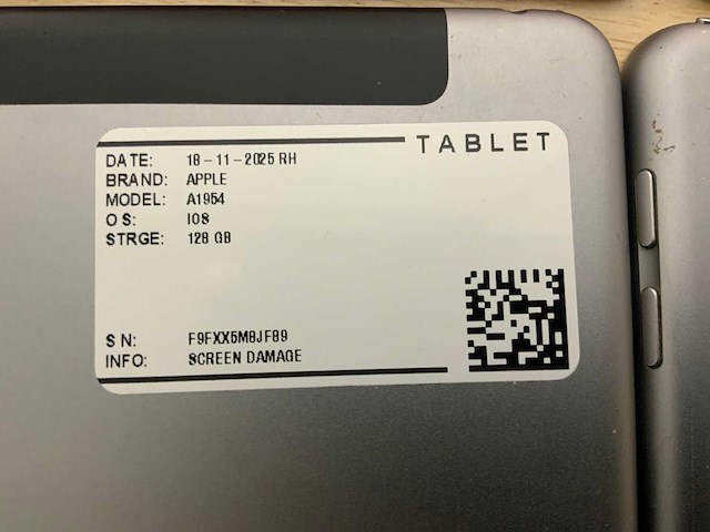 Apple ipad 6 |a1893/a1954 tablet (10x) - afbeelding 2 van  13