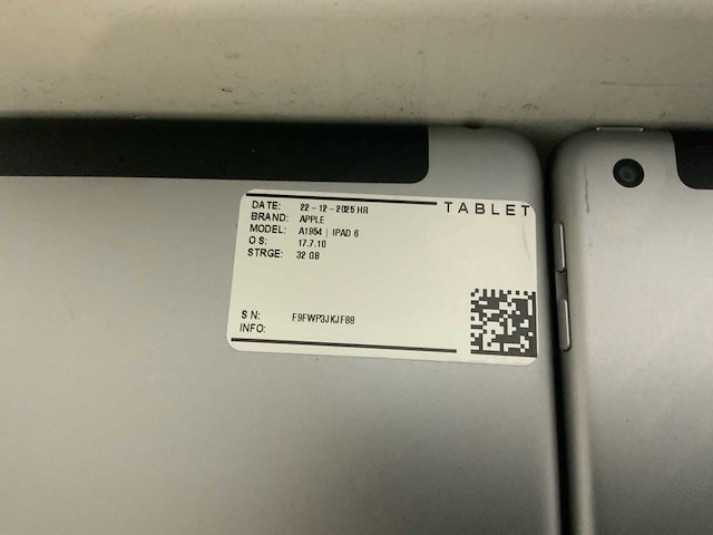 Apple ipad 6 |a1893/a1954 tablet (10x) - afbeelding 6 van  12