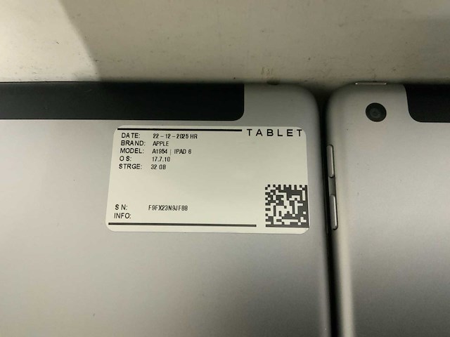 Apple ipad 6 |a1893/a1954 tablet (10x) - afbeelding 7 van  12