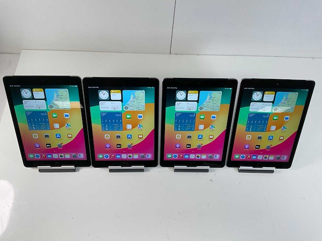 Apple ipad 6th gen 8.3” - wifi + cellular - 128 gb - space gray (4x) - afbeelding 2 van  5