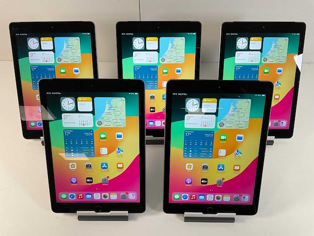 Apple ipad 6th gen 8.3” - wifi + cellular - 32 gb - space gray (5x) - afbeelding 1 van  5