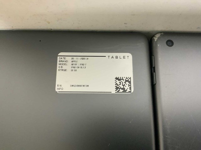 Apple ipad 7 |a2197 tablet (7x) - afbeelding 3 van  9