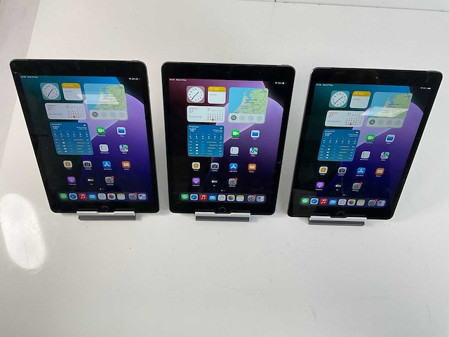 Apple ipad 7th gen 10.2” - wifi + cellular - 128 gb - space gray (3x) - afbeelding 2 van  5