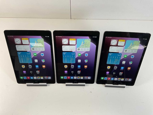 Apple ipad 7th gen 10.2” - wifi + cellular - 128 gb - space gray (3x) - afbeelding 2 van  5