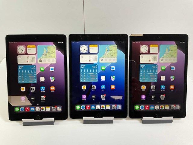 Apple ipad 7th gen 10.2” - wifi + cellular - 128 gb - space gray (3x) - afbeelding 1 van  8