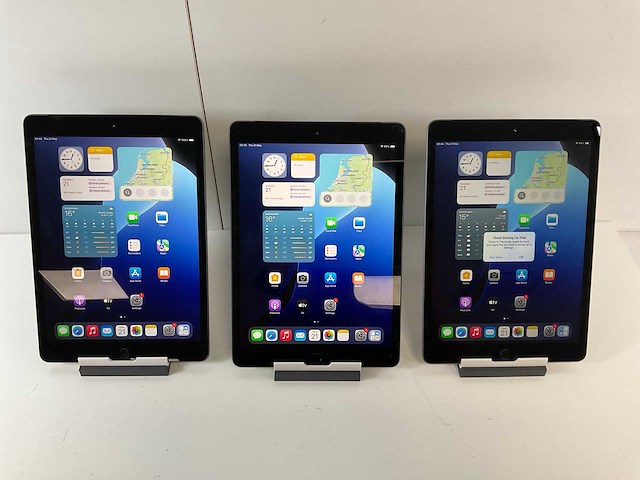 Apple ipad 7th gen 10.2” - wifi + cellular - 128 gb / 32 gb - space gray (3x) - afbeelding 1 van  4