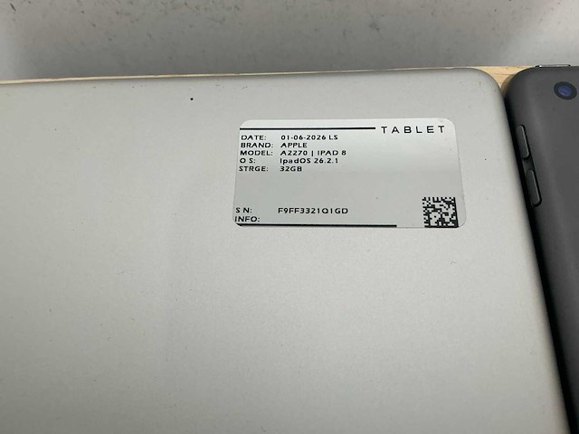 Apple ipad 8 tablet (7x) - afbeelding 4 van  9