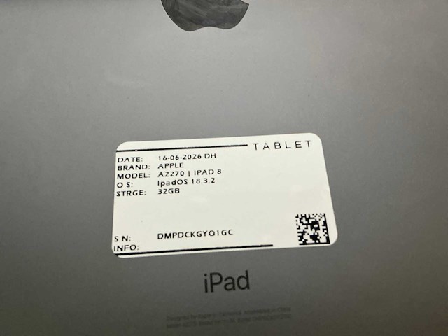 Apple ipad 8 tablet (7x) - afbeelding 8 van  9