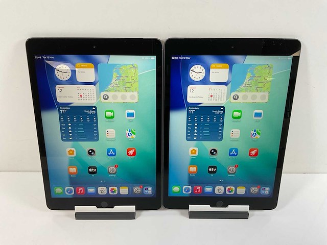 Apple ipad 8th gen - wi-fi + cellular - 32 gb - space gray (2x) - afbeelding 1 van  7