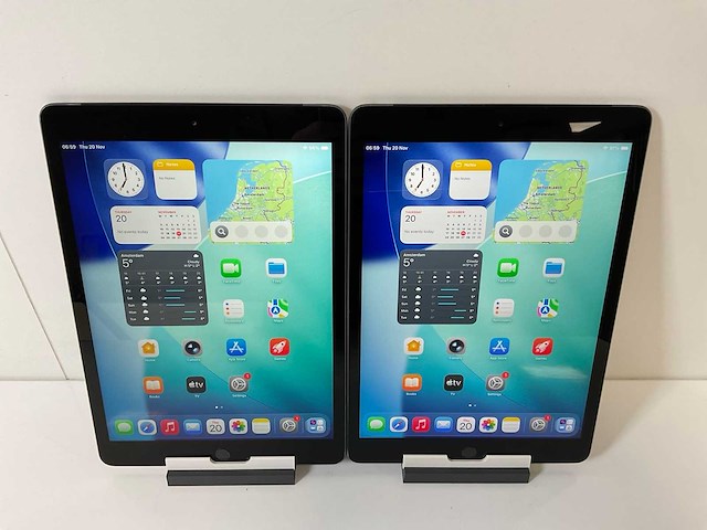 Apple ipad 8th gen - wifi + cellular - 128 gb - space gray (2x) - afbeelding 1 van  7