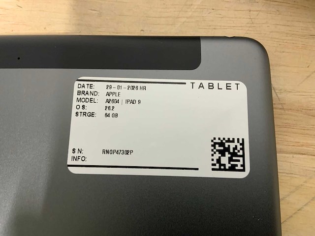 Apple ipad 9 |a2604 tablet - afbeelding 8 van  8