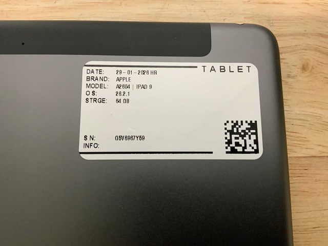 Apple ipad 9 |a2604 tablet - afbeelding 8 van  8