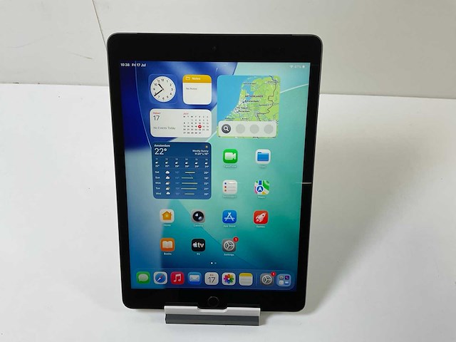 Apple ipad 9th gen - wifi + cellular - 64 gb - silver - afbeelding 1 van  6