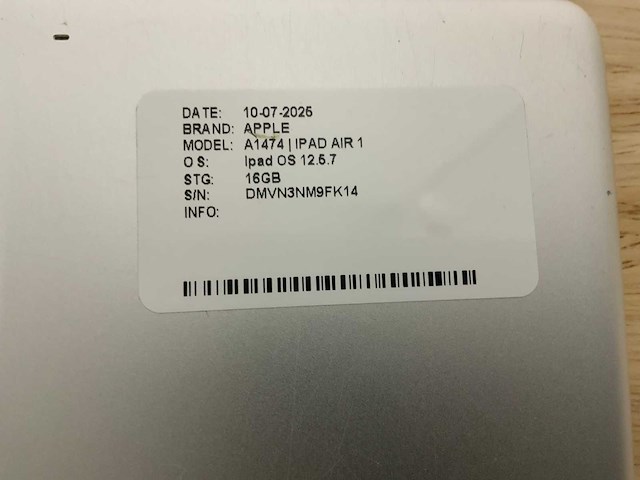 Apple ipad air 1 & 2 tablet (13x) - afbeelding 2 van  14